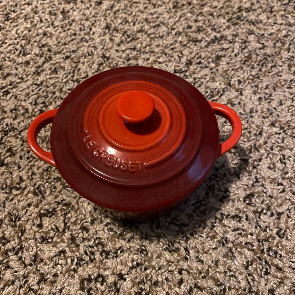 NWT Red Le Creuset mini cocette
